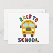 Carte Postale Retour à l'école (Devant / Derrière)
