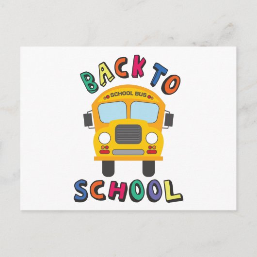 Carte Postale Retour à l'école (Devant)