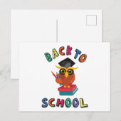 Carte Postale Retour à l'école (Devant / Derrière)