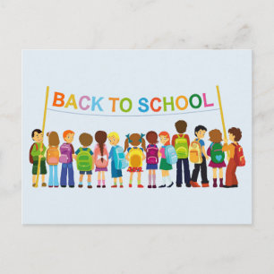 Carte Postale Retour à l'école