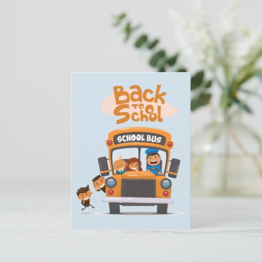 Carte Postale Retour à l'école (Debout devant)