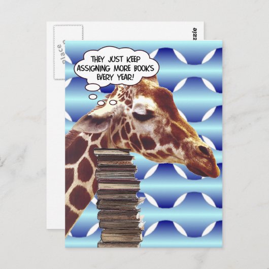 Carte Postale Retour À L'École (Devant / Derrière)