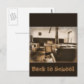 Carte Postale Retour à l'école (Devant / Derrière)