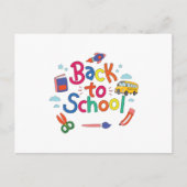 Carte Postale Retour à l'école (Devant)
