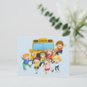 Carte Postale Retour à l'école (Debout devant)