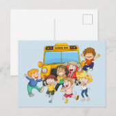 Carte Postale Retour à l'école (Devant / Derrière)