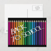 Carte Postale Retour À L'École (Devant / Derrière)