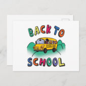 Carte Postale Retour à l'école (Devant / Derrière)