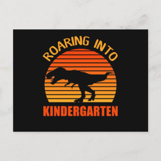 Carte Postale Retour À L'École À Kinder Garten