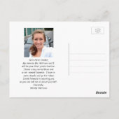 Carte Postale Retour à l'école Clown Fish Welcome (Dos)