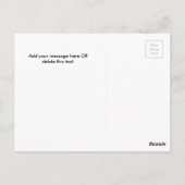 Carte Postale Retour À L'École Professeur Personnalisé (Dos)