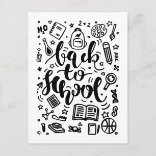Carte Postale Retour à l'éducation scolaire