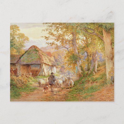 Carte Postale Retour au pliage (Devant)