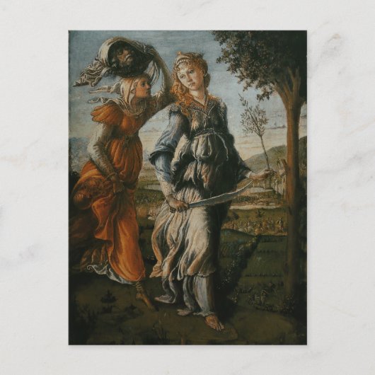 Carte Postale Retour de Judith à Bethulia par Botticelli (Devant)