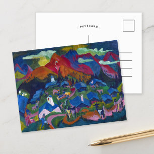 Carte Postale Retour des animaux   Ernst Ludwig Kirchner