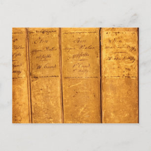 Carte Postale Retour des vieux livres scientifiques