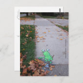 Carte Postale retour du paresseux (Devant / Derrière)