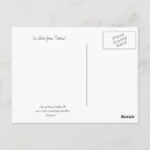 Carte postale retour personnalisée (Dos)