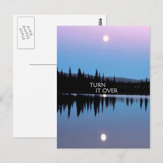 Carte Postale Retourner (Devant / Derrière)