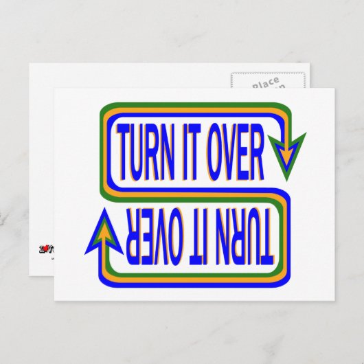 Carte Postale Retourner (Devant / Derrière)