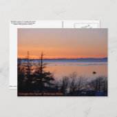 Carte Postale Retourner le coucher de soleil (Devant / Derrière)