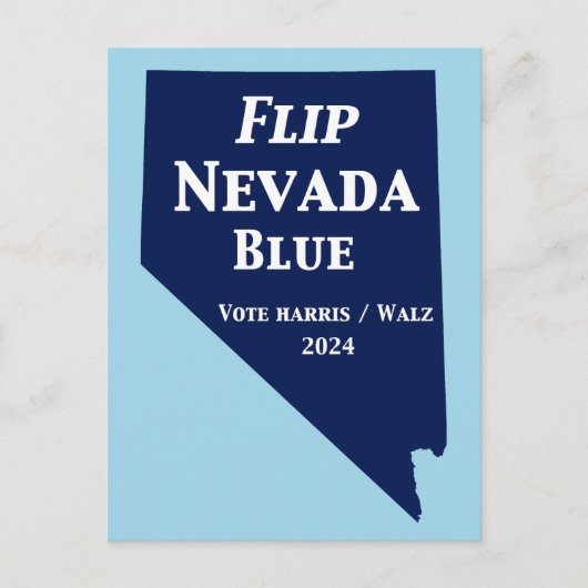 Carte Postale Retourner Nevada Blue en 2024 (Devant)