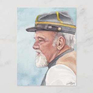 Carte postale Retracer l'aquarelle