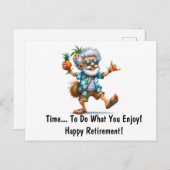 Carte Postale Retrait du temps d'amusement (Devant / Derrière)