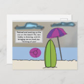 Carte Postale Retraite (Devant / Derrière)