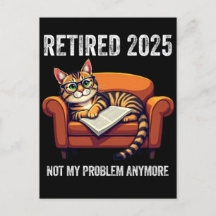 Carte Postale Retraite 2025 Retraité 2025 Plus Mon Problème