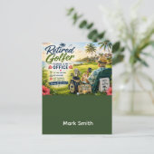 Carte Postale Retraite de golf en Floride (Debout devant)