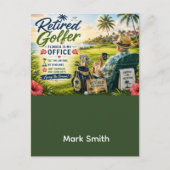 Carte Postale Retraite de golf en Floride (Devant)