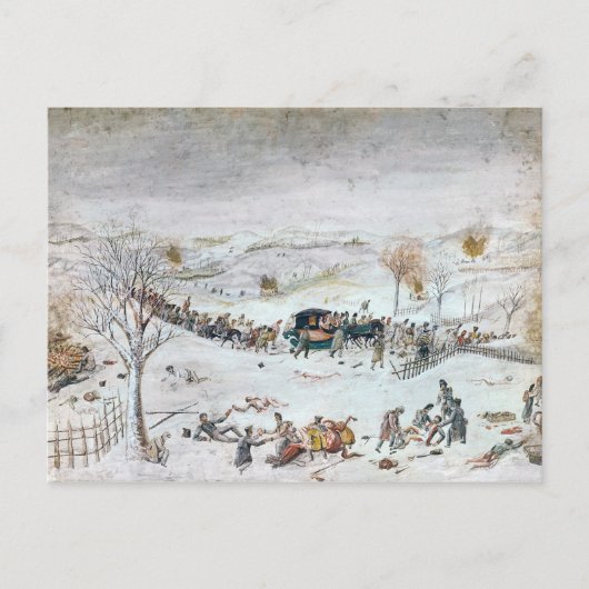 Carte Postale Retraite de la Russie (Devant)