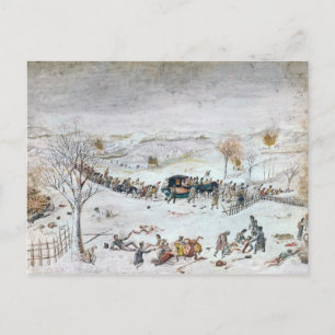Carte Postale Retraite de la Russie