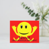 Carte Postale "Retraité" JAUNE BONNE DANSE JAUNE (Debout devant)