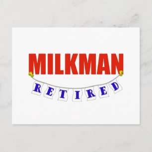 CARTE POSTALE RETRAITÉ MILKMAN