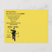 Carte Postale Retraite - Retraite Enregistrer La Date Invitation (Dos)