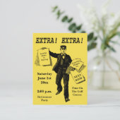 Carte Postale Retraite - Retraite Enregistrer La Date Invitation (Debout devant)