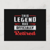 Carte Postale Retraité Retraite Papy Cadeau Drôle (Devant)