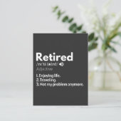 Carte Postale retraite, retraite, retraite, retraite, retraite, (Debout devant)