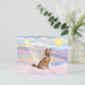 Carte Postale Retriever doré (Debout devant)