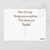 Carte Postale Retriever doré (Dos)