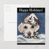 Carte Postale Retriever du Labrador (Devant / Derrière)