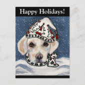 Carte Postale Retriever du Labrador (Devant)