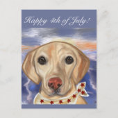 Carte Postale Retriever du Labrador (Devant)