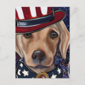 CARTE POSTALE RETRIEVER LABRADOR (Devant)