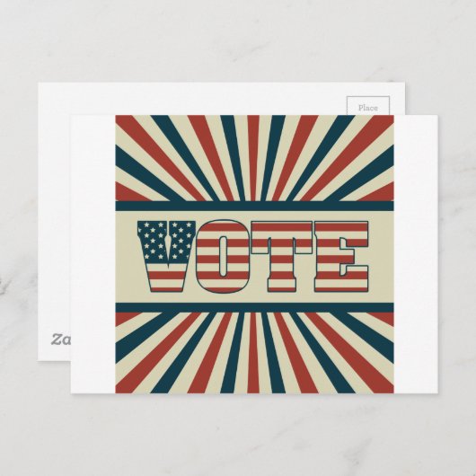 Carte Postale Rétro (Devant / Derrière)