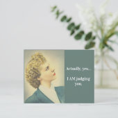 Carte postale Retro (Debout devant)