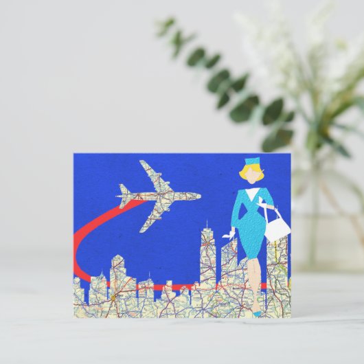 Carte postale Rétro (Debout devant)