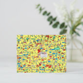 Carte postale Retro 1966 Columbus, Ohio map (Debout devant)